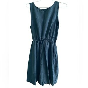 Dear Pony Black Dress with a white paint splatter size Small